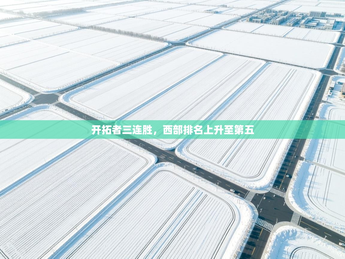 鲸蓝体育app-开拓者三连胜，西部排名上升至第五  第3张